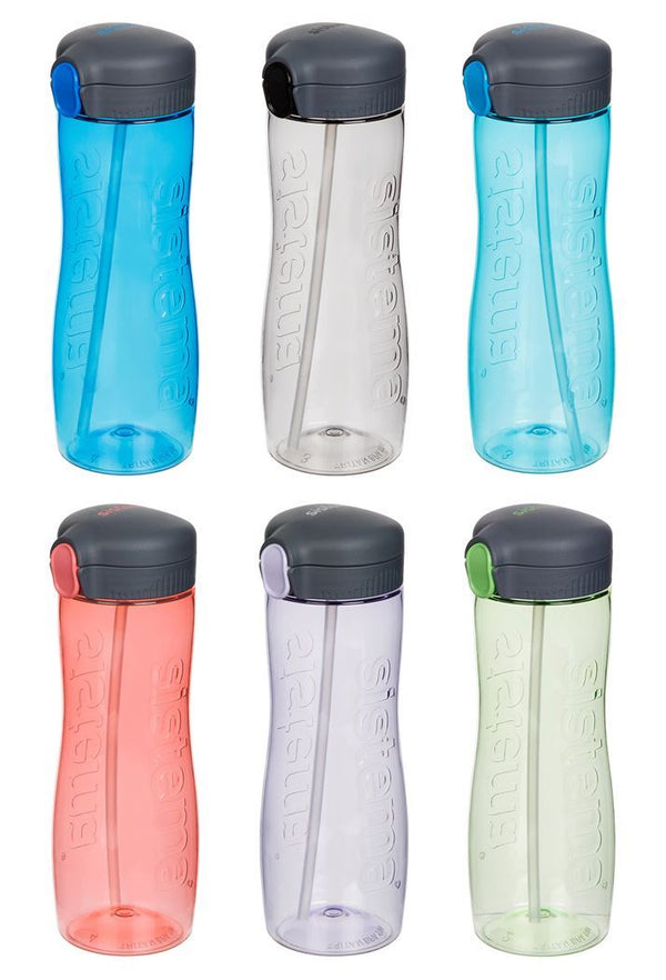 SISTEMA QUICK FLIP TRITAN BOTTLE ASSORTED COLOURS 800 ML. SIS630