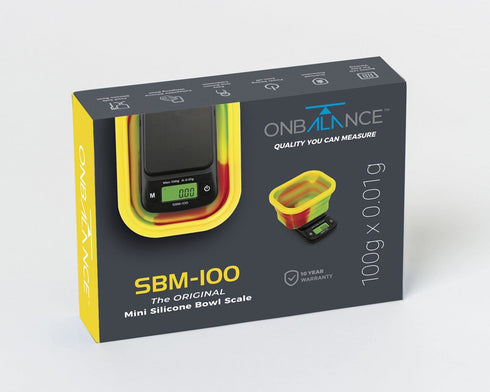 Digital Pocket Scale - ON BALANCE SBM100 with Silicone Bowl