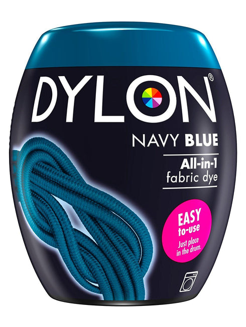 Navy Blue Fabric Dye - DYLON Machine Dye Pod 350g No.8