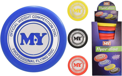 MY PROFESSONAL FLYING DISC / FRISBEE 180GR ASSORTED COLOURS. TY1911