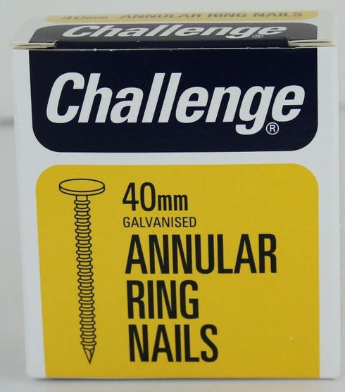 Galvanised Ring Nails 40mm - Durable & Rust-Resistant