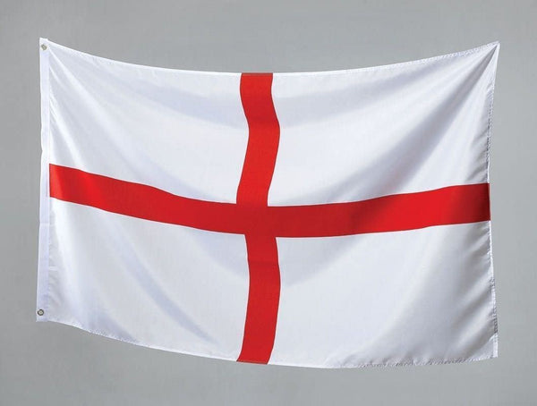SHATCHI ENGLAND ST GEORGE FLAG WITH EYELETS 5 X 3FT. 116540