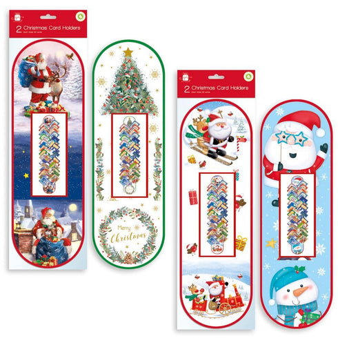 GIFTMAKER CHRISTMAS TRADITIONAL / CUTE CARD HOLDERS 2/PK. GA503