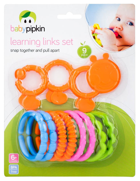 BABY PIPKIN 9PCS LEARNING LINKS SET. Z66034