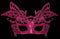 MASQUERADE MASK FUSCHIA. DP54823