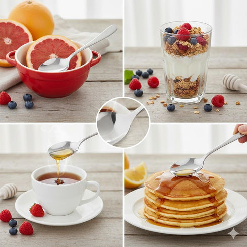 GRUNWERG GRAPEFRUIT SPOONS WINDSOR 4 PACK. 4GFSWDR/C 4GFSWSR/C