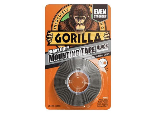 Gorilla Mounting Tape Heavy Duty Double Sided - 25.4mm x 1.52m