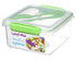 SISTEMA LUNCH PLUS TO GO 1.2L ASSORTED COLOUR LID WITH FORK AND KNIFE. 21652