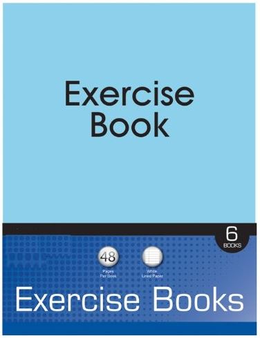 PACK OF 5 EXERCISE BOOK 32 PAGES. P1003