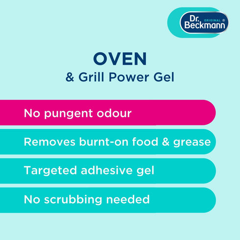 Oven Cleaner Gel - DR BECKMANN POWER GEL 375ML A8001
