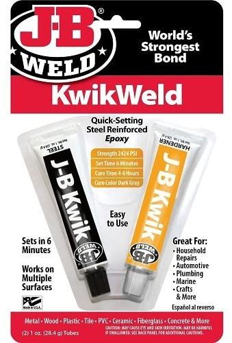 Quick Setting Epoxy - JB Weld KwikWeld Twin Tube 8276UK
