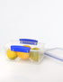 SISTEMA KLIP IT CLEAR FOOD STORAGE CONTAINER WITH BLUE CLIPS 1 LTR. SIS1600