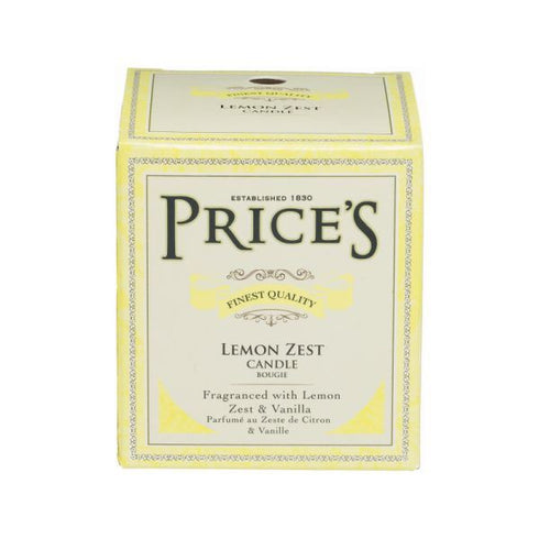 PRICES HERITAGE LEMON ZEST CANDLE JAR. HEJ000618
