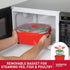 SISTEMA MICROWAVE STEAMER WITH BASKET - LARGE 3.2 LITRE. 1103