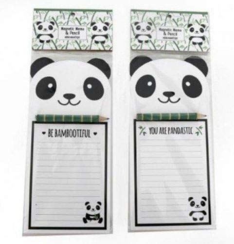 PANDA MAGNETIC NOTEPAD 28CM X 10CM. PD0007
