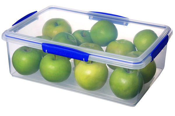 SISTEMA KLIP IT CLEAR FOOD STORAGE CONTAINER WITH BLUE CLIPS 7 LITRE. 1870