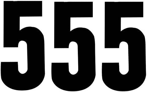 Self Adhesive Number 5 - Black 75mm Pack of 3 | STARPACK 72642