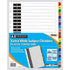 A4 Subject Dividers - Extra Wide with Plastic Coated Tabs T301900