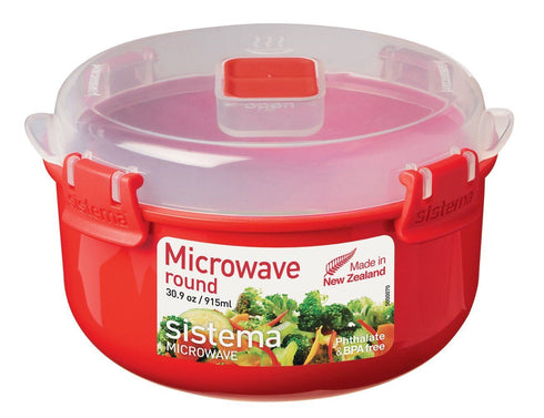 SISTEMA MICROWAVE ROUND CONTAINER 915ML. S1113