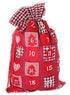 CHRISTMAS ADVENT SACK 78CM X 48CM. XMN0200A