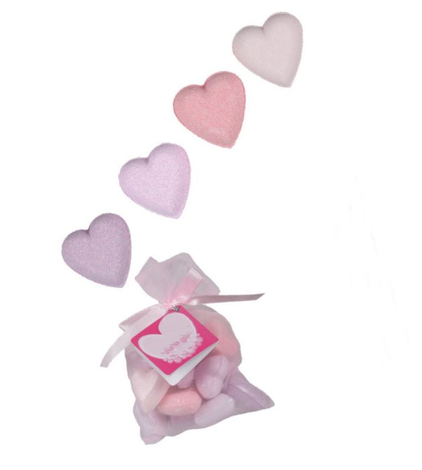 HEART SHAPED BATH FIZZER. OB104820