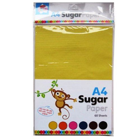A4 Sugar Paper 60 Sheets - Premium Quality for Crafts and Art