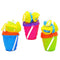 YELLO CASTLE BEACH BUCKET SET 6PCS. BU1315