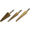 Step Drill Set - AM-TECH 3PC High Speed Steel, F0785