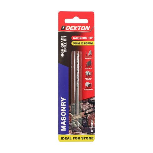 DEKTON MASONRY DRILL BIT 5MM X 85MM. DT80033