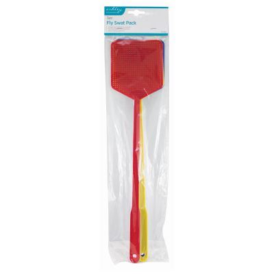 Fly Swatter Pack - BLACKSPUR 3PC FS090, Effective Pest Control