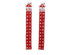 EXTRA LONG CUTE HOUSE RED WHITE FELT ADVENT CALENDAR WITH NUMBERED POCKET CHRISTMAS XMAS DECORATION. XM1944