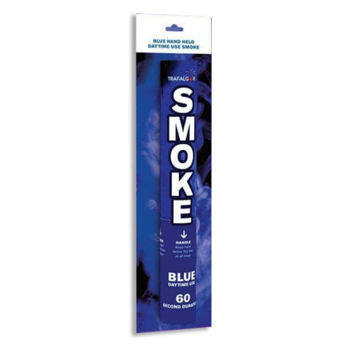 TRAFALGAR HANDHELD DAYTIME COLOURED SMOKE- BLUE. CR-RPS001B