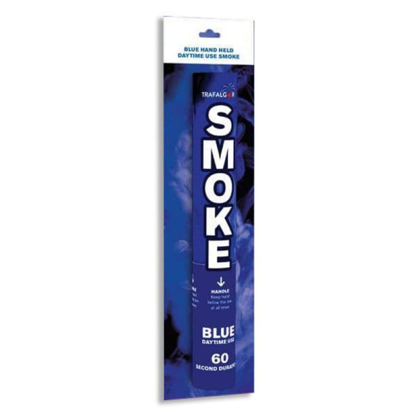 TRAFALGAR HANDHELD DAYTIME COLOURED SMOKE- BLUE. CR-RPS001B