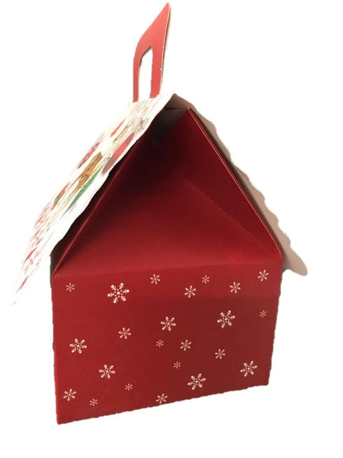 CHRISTMAS REINDEER / BAUBLES GIFT BAG BOX 12CM X 6.5CM X 10CM 12/PK. YXL5016S