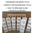Pill Organizer Box - 7 Day Medicine Dispenser DGI0214 HH1025