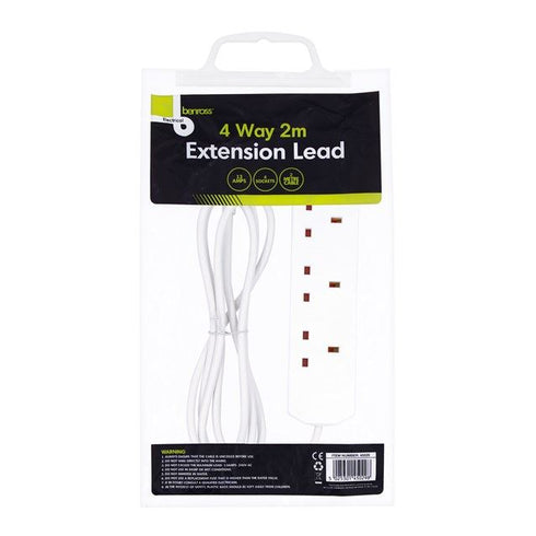 BENROSS 13AMP 4 WAY EXTENSION LEAD 2MTR. BML45029