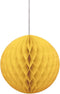 Yellow Honeycomb Pom Pom 8 Inch - Brighten Your Parties | UNI64251