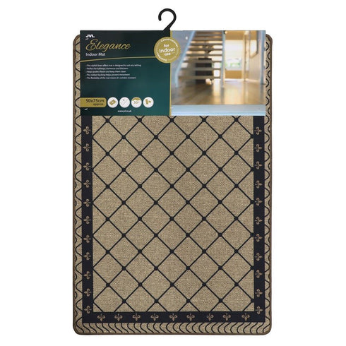Diamond Design Doormat - JVL Elegance 50x75cm 01-240