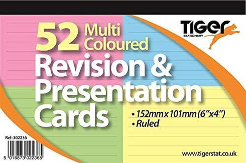 Presentation Cards 6x4 - Colorful Revision Tool | T302236