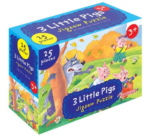 Big Jigsaw Puzzle - 25 Pieces 3 Little Pig 35cm x 25cm P2834