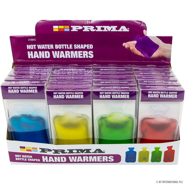 MINI HOT WATER BOTTLE SHAPE HAND WARMER ASSORTED COLOUR. 21091C