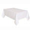 Plastic Table Covers - Caroline Frostywhite Rectangle 54x108cm