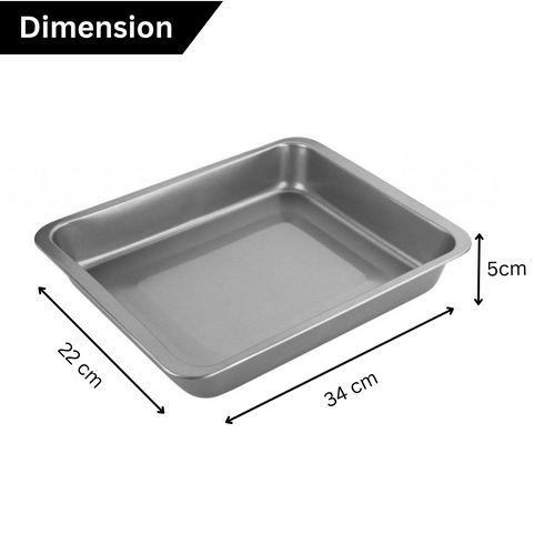 CHEF AID ROASTER PAN 34 X 22 X 5CM. 10E10318