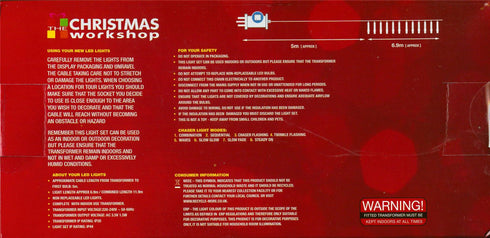 CHRISTMAS WORKSHOP 100 WARM WHITE CHASER LIGHT. BML70670