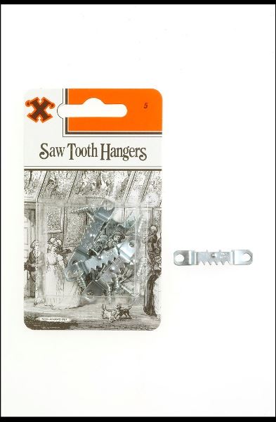 Saw Tooth Hangers - SHAW X Zinc Plated 5 Pack FS12868