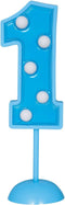 Flashing Cake Topper - Blue Polka Dots No.1 | UNI37041