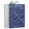 CHRISTMAS MEDIUM GIFT BAG - NAVY BLUE CHRISTMAS TEXT. XALGB04M