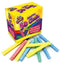 Coloured Chalk Sticks - 50 White Multi Colour Pack TA3201
