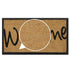 Coir Welcome Doormat - JVL Granite Rubber Tray Base 40x70cm