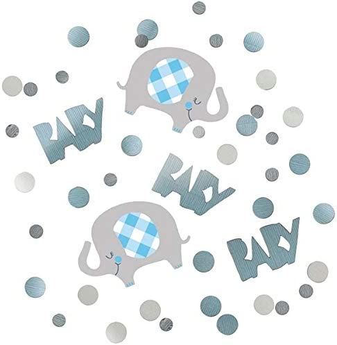 Baby Shower Confetti - Blue Elephant Theme | UNI78390